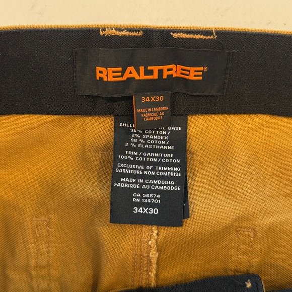 Realtree Men's Canvas Work Pants - Picture 6 of 6